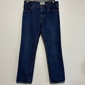 Aeropostale Essex Straight Leg Jeans Size 31x32 – Blue Denim Button Fly